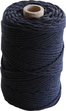 Een Macramétouw twine thick van 70 m, donkerblauw koop je bij ShopXPress