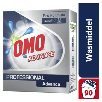 Een Omo Pro Formula Advance Waspoeder 8.55kg - 90 washes - Enzymatisch poederwasmiddel geschikt voor de gekleurde en witte was, ideaal om hardnekkige vlekken te verwijderen koop je bij ShopXPress