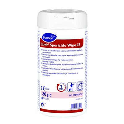 Een Oxivir Sporicide Wipe CE 12x80st - Reiniger- en desinfectant voor niet-invasieve medische hulpmiddelen koop je bij ShopXPress