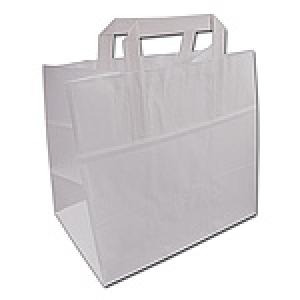 Een Papieren draagtas wit 32x16x257 250 st koop je bij ShopXPress