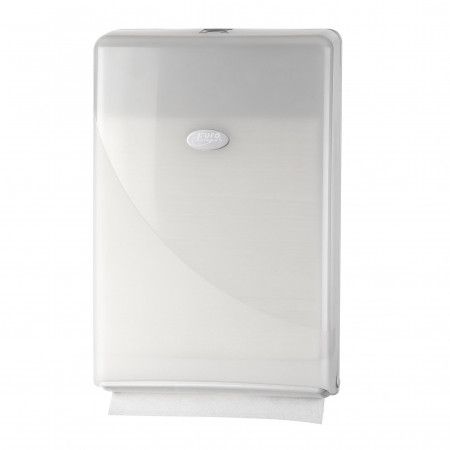 Een Pearl White Handdoekdispenser, Slimfold koop je bij ShopXPress