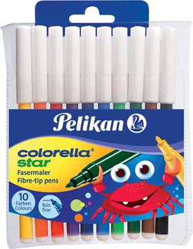 Een Pelikan viltstift Colorella Star 10 stiften koop je bij ShopXPress