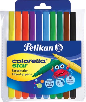 Een Pelikan viltstift Colorella Star 10 stiften koop je bij ShopXPress