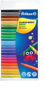 Een Pelikan viltstift Colorella Star 24 stiften koop je bij ShopXPress