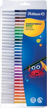 Een Pelikan viltstift Colorella Star 30 stiften koop je bij ShopXPress