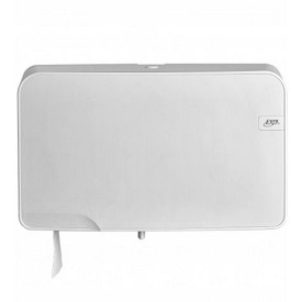 Een Quartz white mini jumbo duo toiletrolhouder (441007) koop je bij ShopXPress