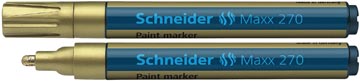 Een Schneider paint marker Maxx 270, goud koop je bij ShopXPress