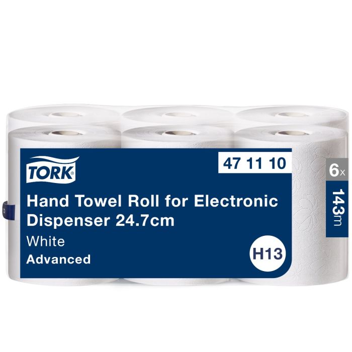 Een Tork Handdoekrol voor Elektronische Dispenser - 24,7 cm 2-laags Wit H13 Advanced koop je bij ShopXPress