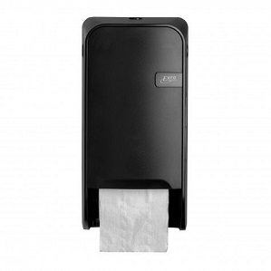 Een Quartz black doproldispenser t.b.v. toiletpapier met dop koop je bij ShopXPress